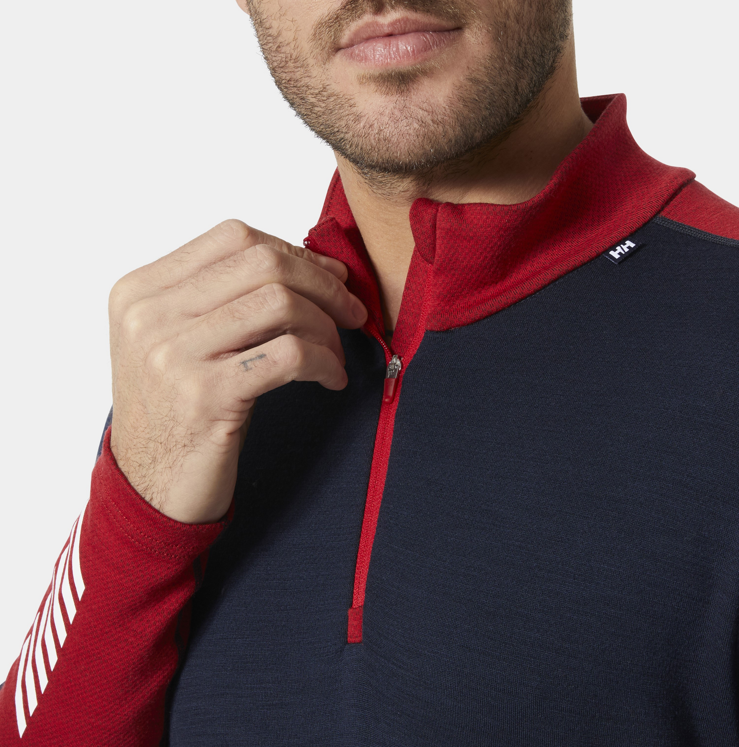 Helly Hansen LIFA MERINO MIDWEIGHT 1/2 ZIP - moška funkcionalna merino majica