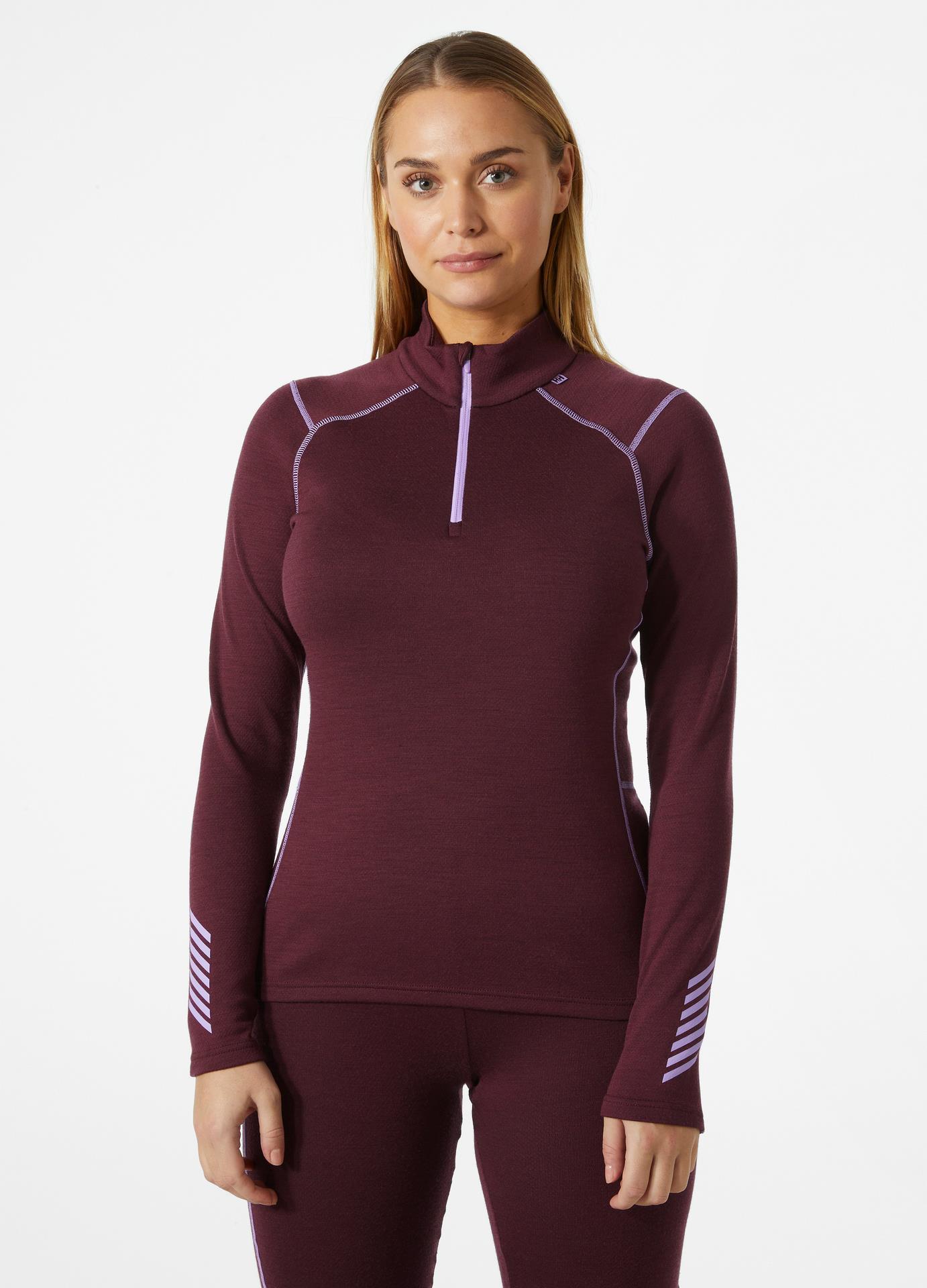 Helly Hansen Lifa Merino Midweight 1/2 Zip majica - ženska