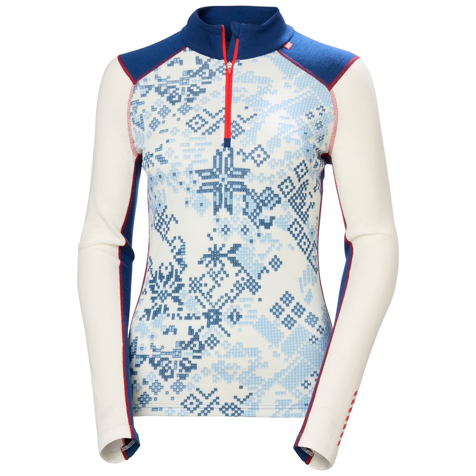 Helly Hansen W LIFA MERINO MIDW GRA 1/2 ZIP - ženska funkcionalna merino majica