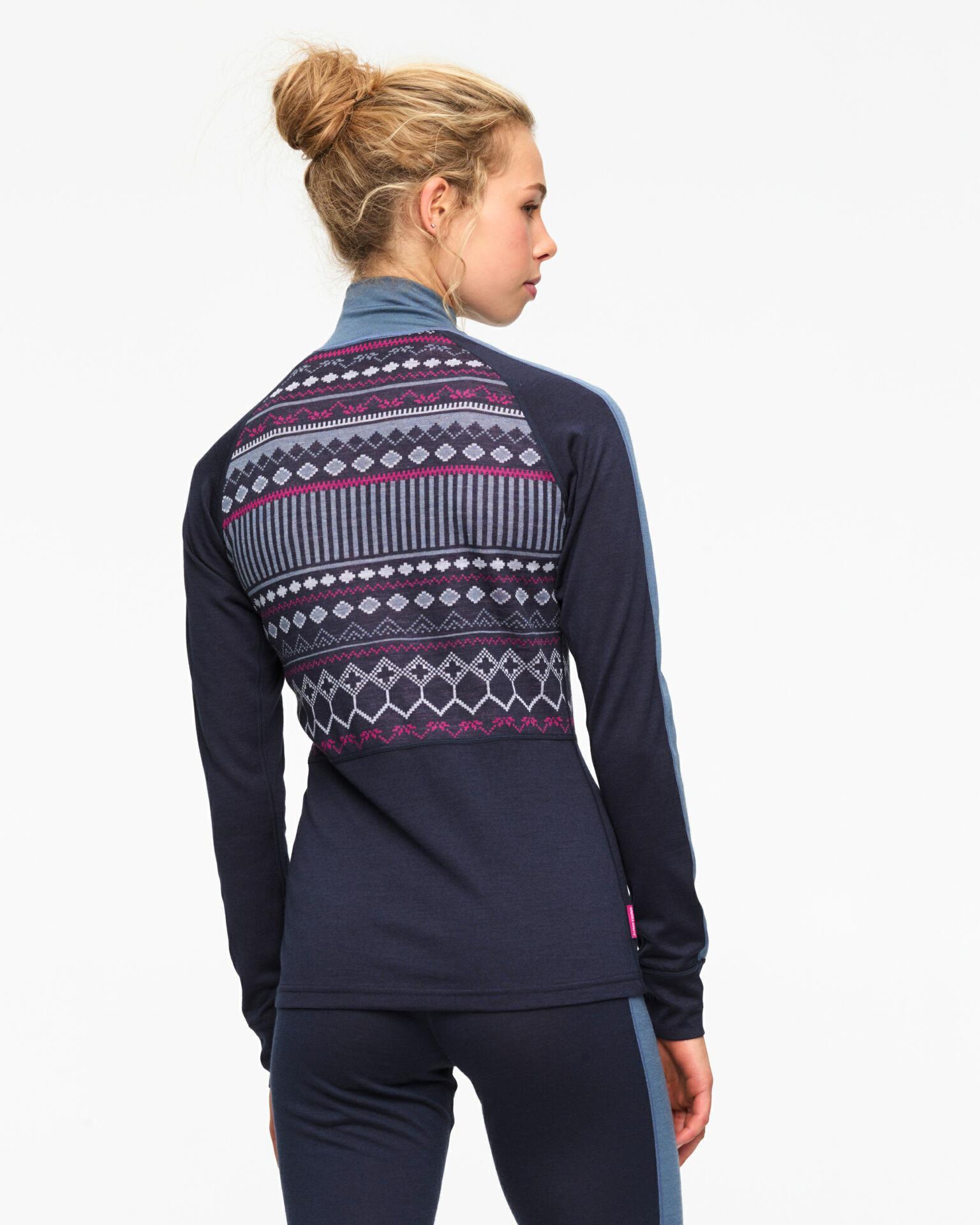 Kari Traa Tuva 1/2 Zip Baselayer majica - ženska