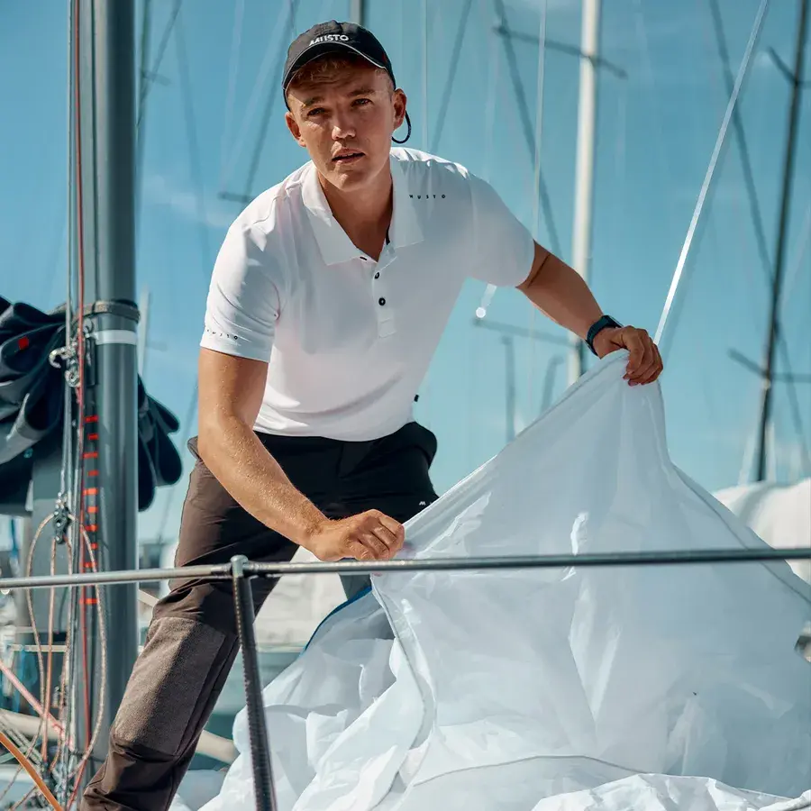 Musto EVO CREW SUNBLOCK SS POLO - moška polo majica