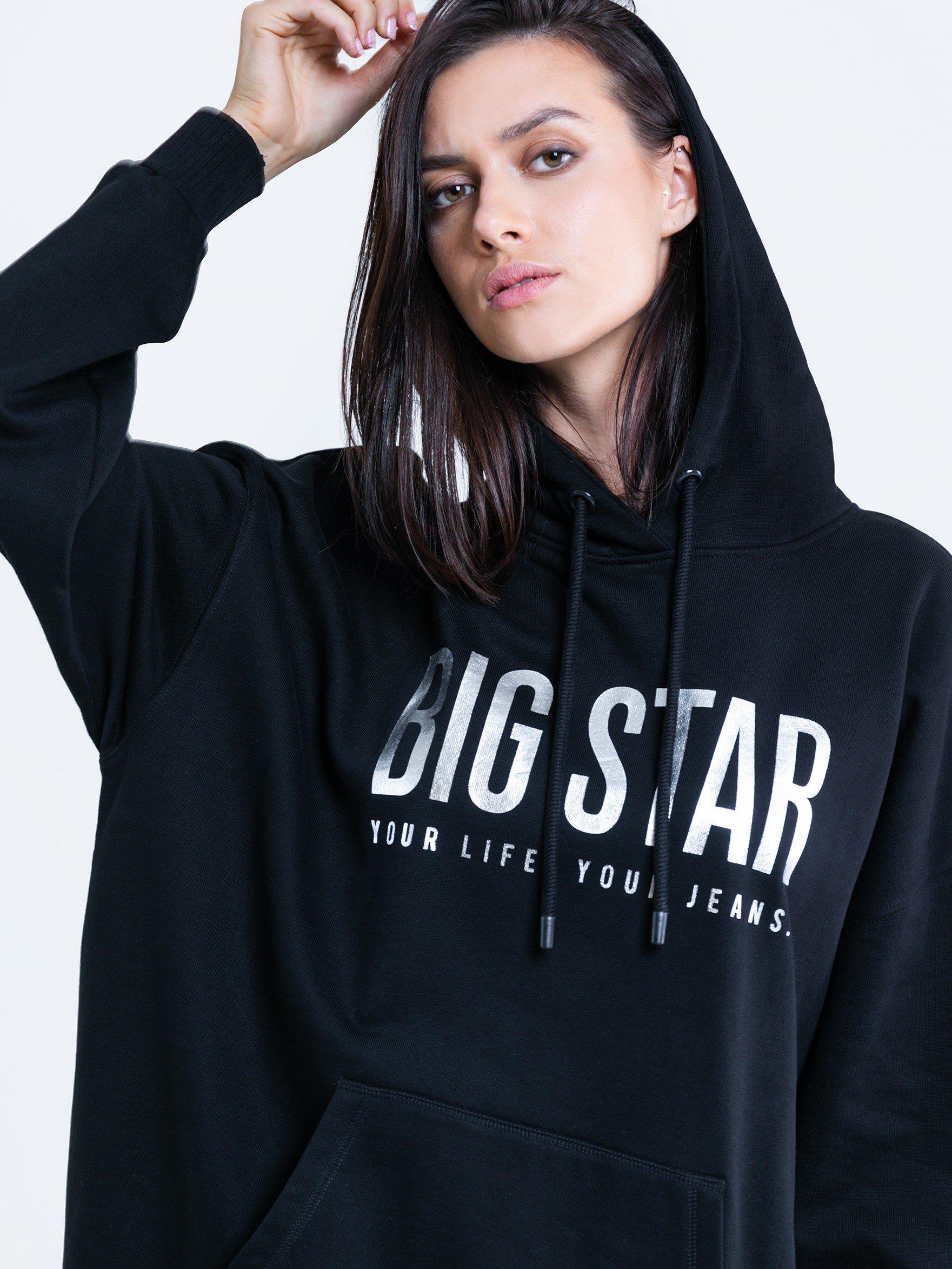 Big Star Zulema pulover s kapuco - ženski