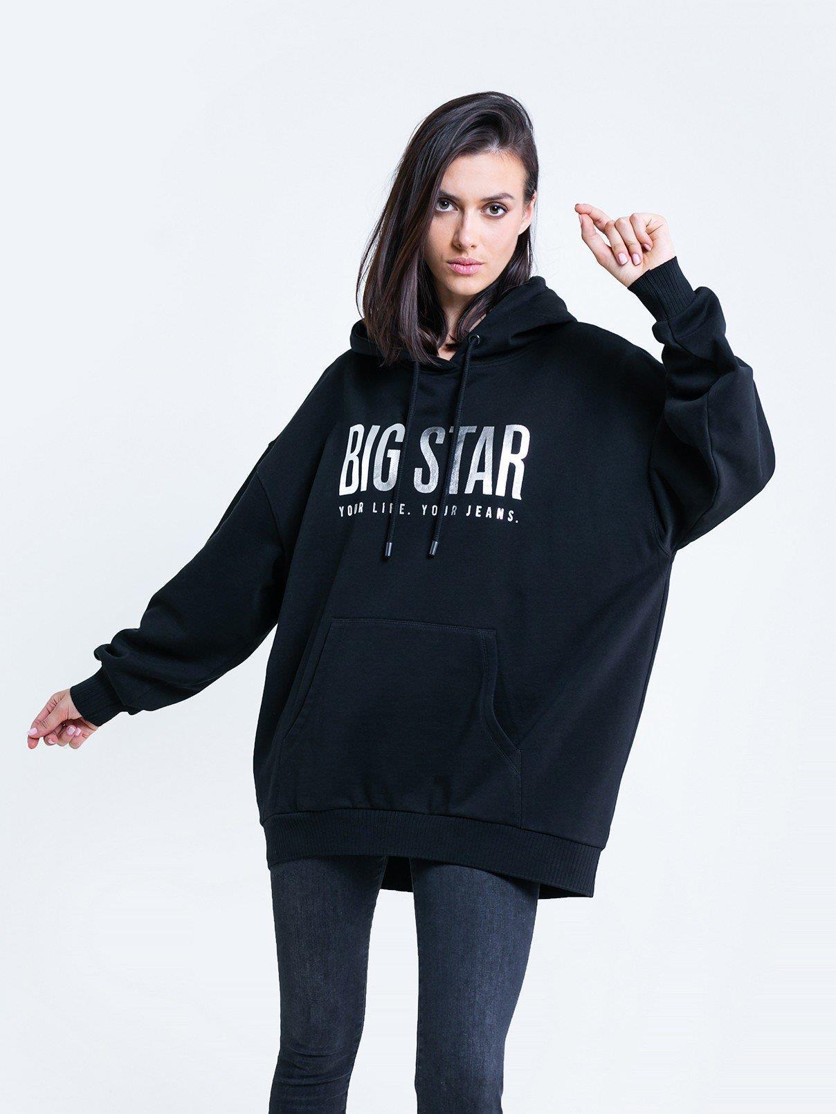 Big Star Zulema pulover s kapuco - ženski